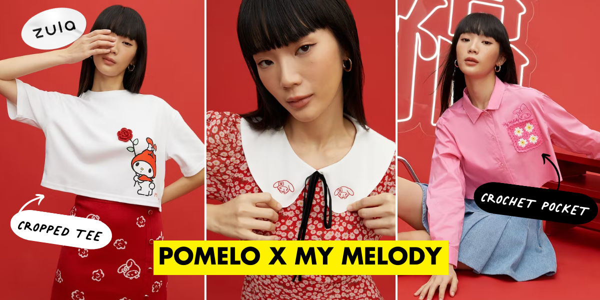 Pomelo x My Melody CNY Collection Has Floral & Bunny Designs