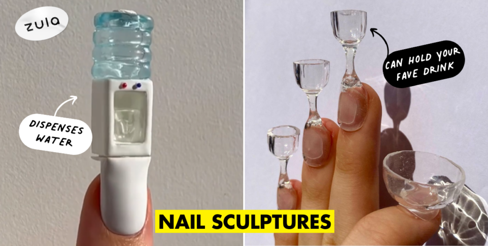 Quirky Nail Sculptures
