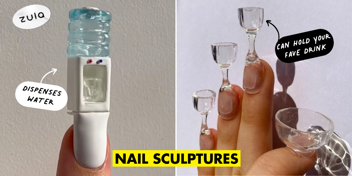 Quirky Nail Sculptures