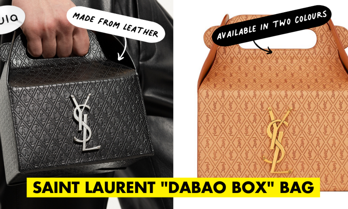 Saint Laurent Take-Away Box Bag Lets You Dabao In Style
