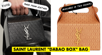 Saint Laurent Now Has Leather “Dabao Box” Bags For You To “Takeaway” Your Things In Style