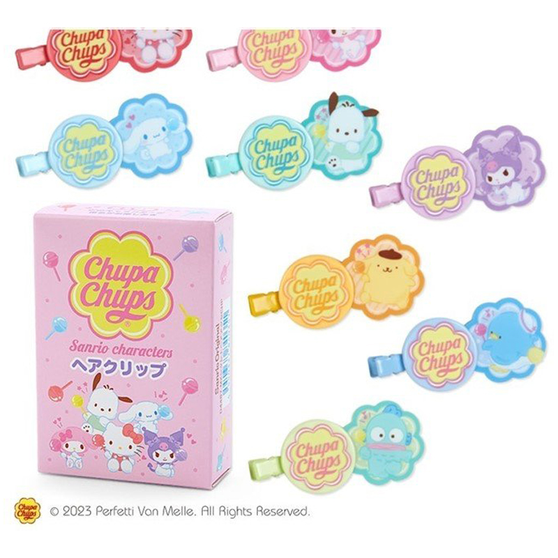 sanrio chupa chups hairclips