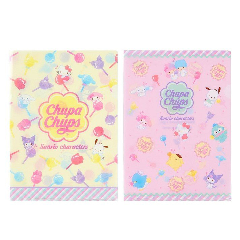 sanrio chupa chups clear files