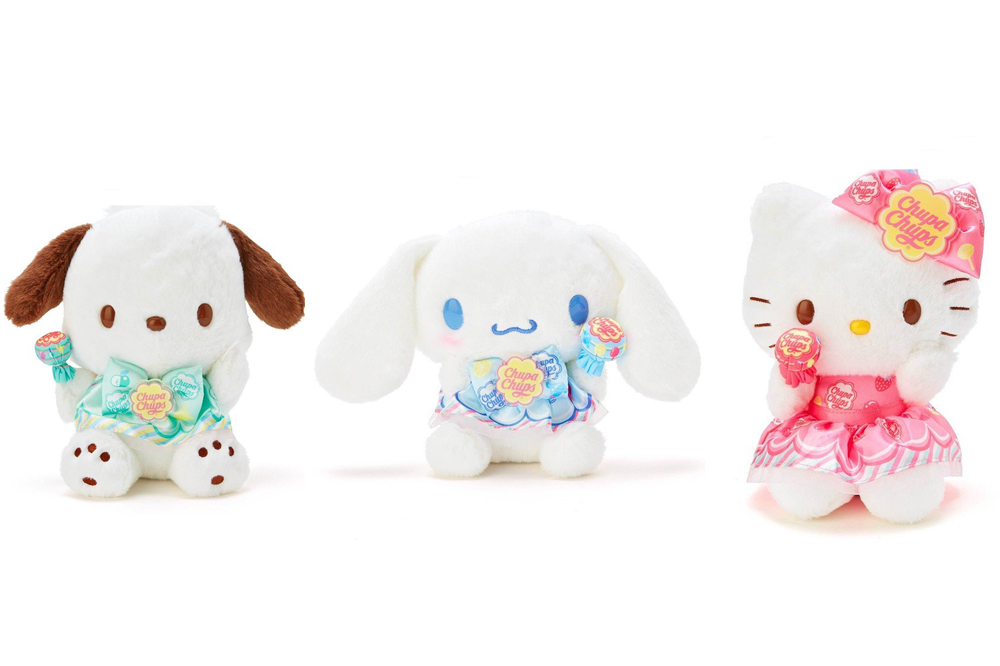 sanrio chupa chups plushies 1