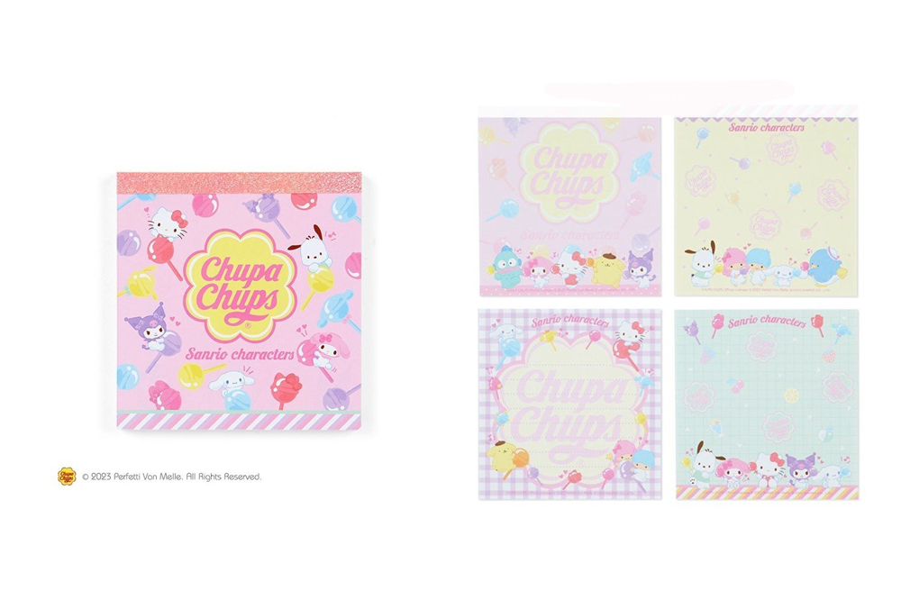 sanrio chupa chups memo pads