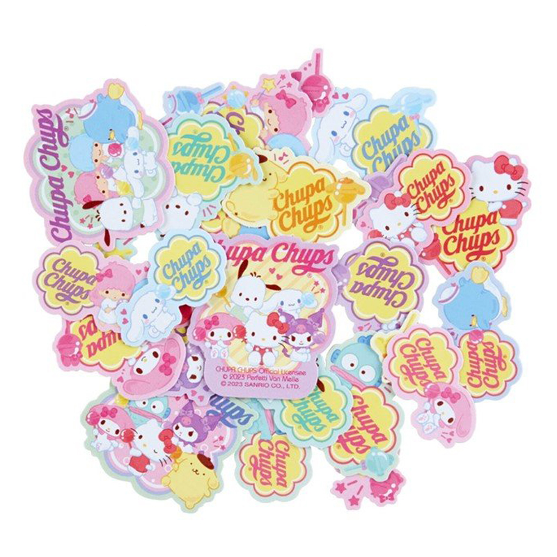 sanrio chupa chups stickers