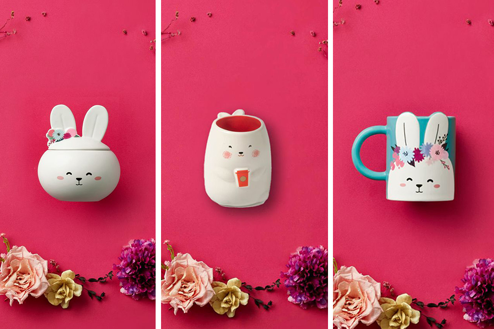 Starbucks drops three Year of the Rabbit cups with cute bunny designs