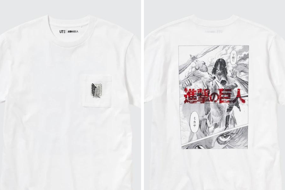 UNIQLO x Attack On Titan Features Manga Panels On Tees