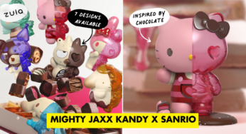 Mighty Jaxx’s Kandy x Sanrio Celebrates V-Day With Chocolate-Themed Characters Split Into Halves