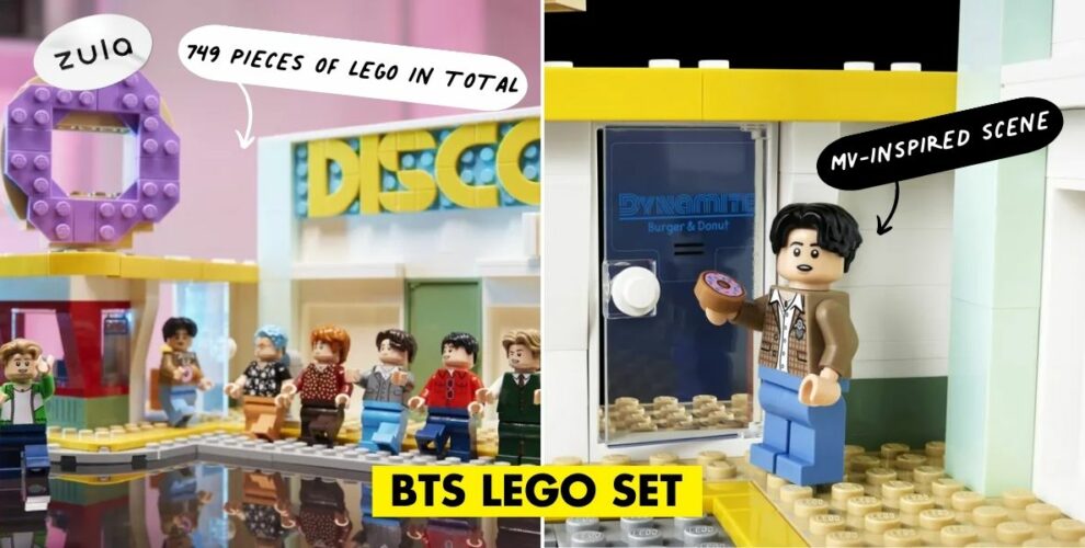 BTS Dynamite Lego Set