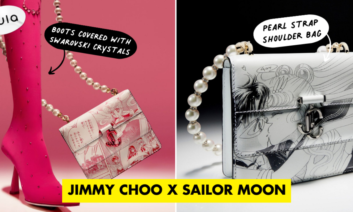 Jimmy Choo Sailor Moon Varenne Quad Xs Leather Shoulder Bag in