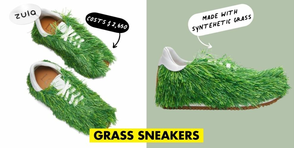 Loewe Grass Sneakers