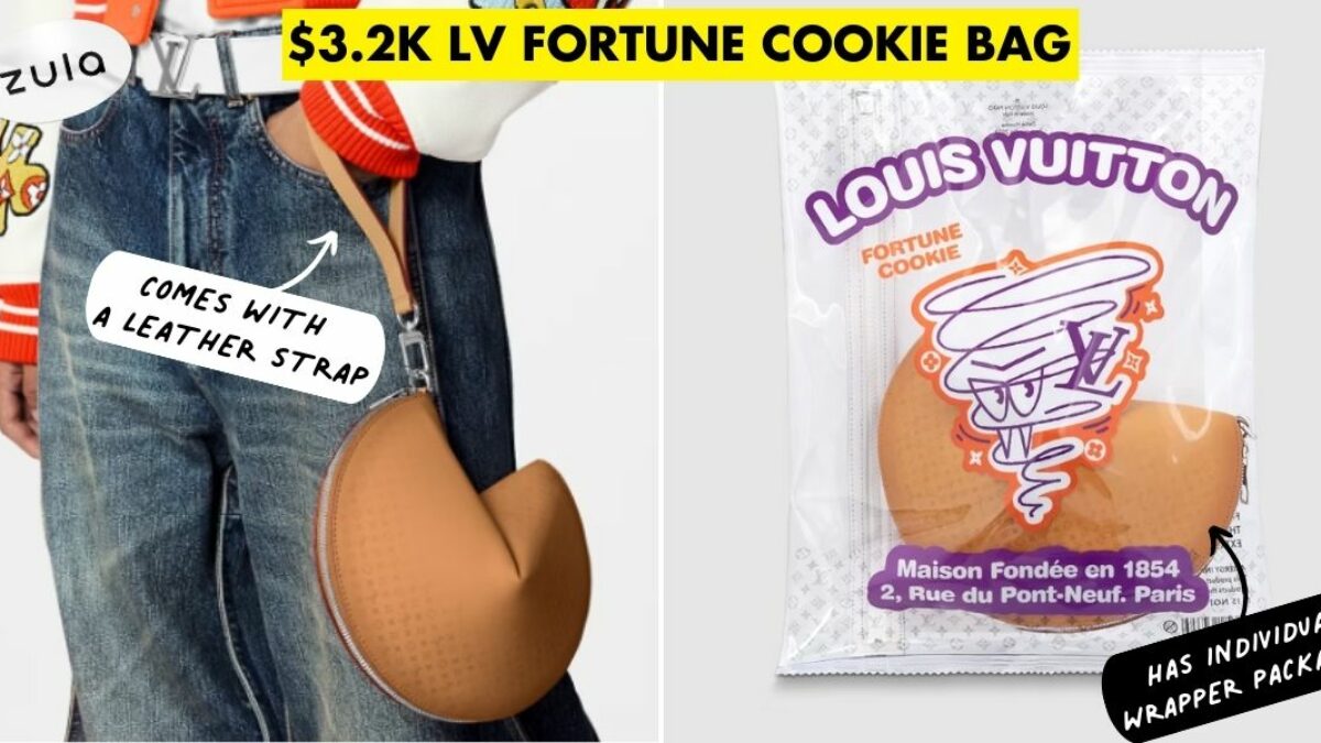 louis vuitton fortune cookie keychain