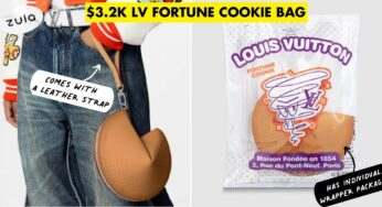Louis Vuitton Now Has A $3.2K Fortune Cookie Bag That Comes In A “Wrapper” To Give You Extra Luck