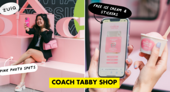 Coach Tabby Shop Is A Roving Pink Van With Free Ice Cream & Stickers At 4 Locations Around Singapore