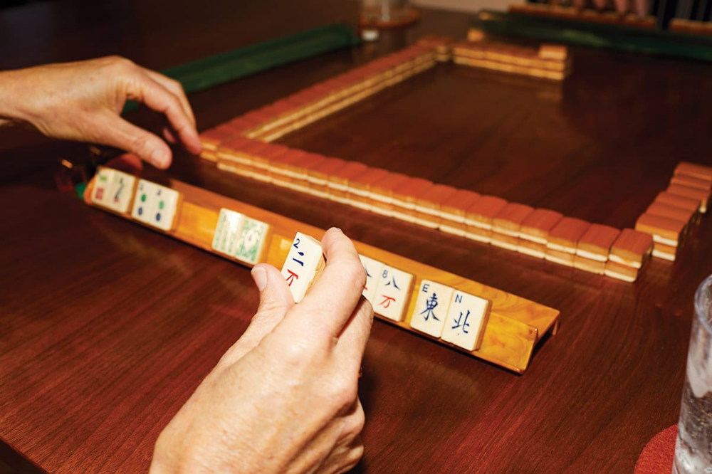 Elderly Female Mahjong Collectors