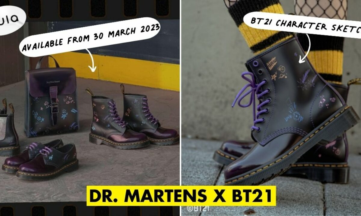 Dr. Martens x BT21 Collab Has Boots & Backpacks For ARMYs