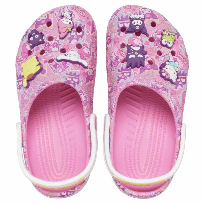 hello kitty crocs front view