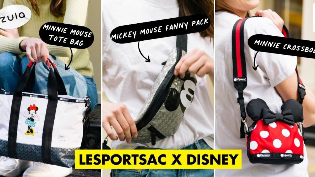 Lesportsac Disney Bag - Matching Lesportsac top Disney Wallet - Minnie Mouse