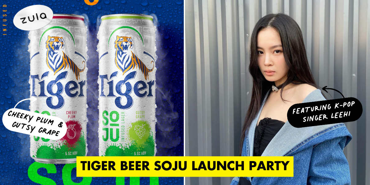 Tiger Beer Has 2 New Soju-Infused Flavours