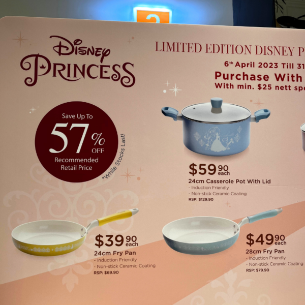 FairPrice Has A New Disney Princess Cookware Collection