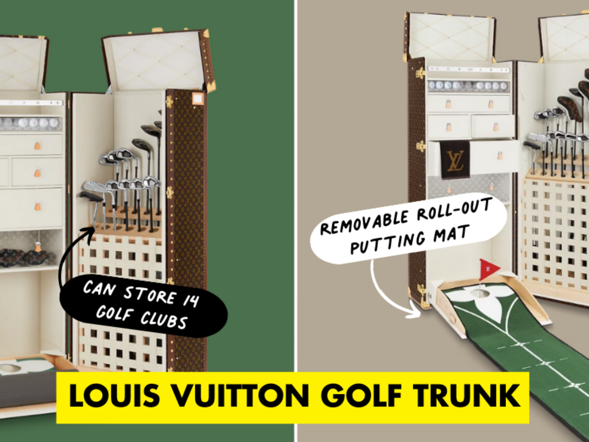 Louis Vuitton Has A $17K Golf Trunk So You Can Swing In Style