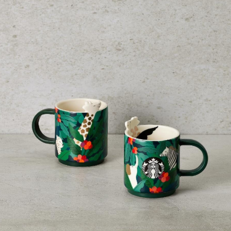 Starbucks Released Bright Happy Giraffe Drinkware Collection