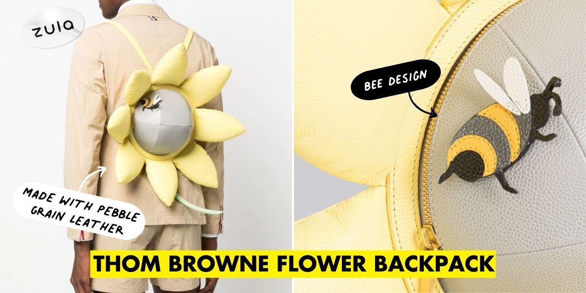 Thom Browne Has Flower-Shaped Backpacks So You Can Stand Out Like A Queen Bee