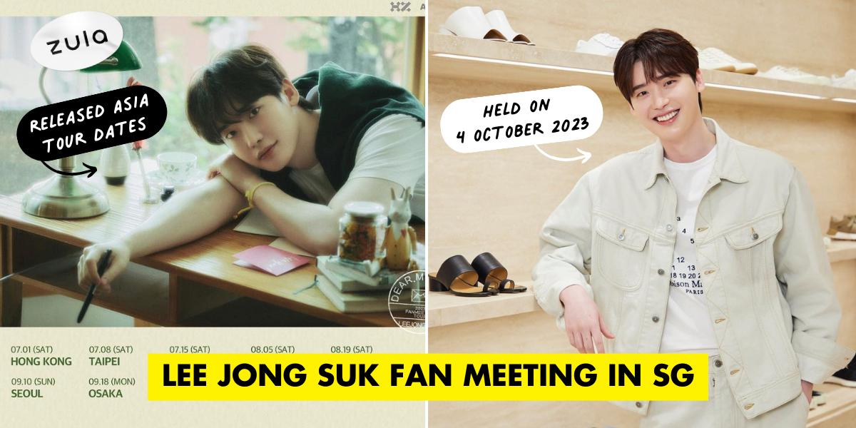 Lee Jong Suk Is Holding A Fan Meet In Singapore, Fans Can Catch The Actor Show Off His Charms IRL