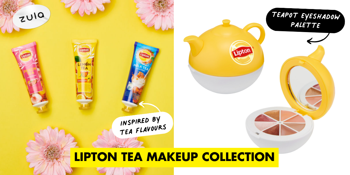 This Lipton Tea Makeup Collection Has Eyeshadow Palettes & Lippies To Give You A Quali-Tea Morning Routine