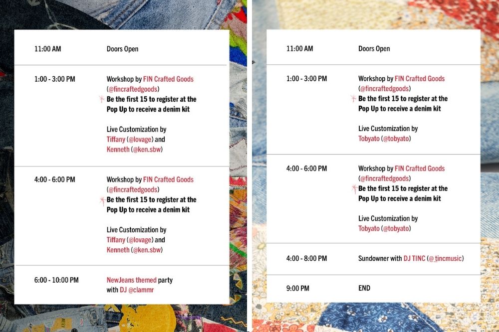 Levi’s 501 Experience Pop-Up