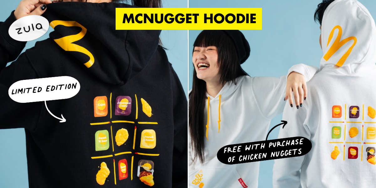 McDonald’s Malaysia Has Free McNugget Hoodies Featuring Sauce Dip Designs, Perfect For Late Night Runs