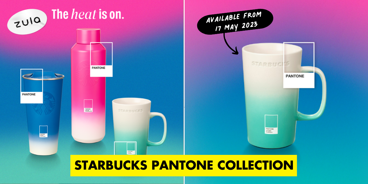 Starbucks Singapore’s New Pantone Collection Has Striking Colourful Drinkware For Trendy Coffee Runs