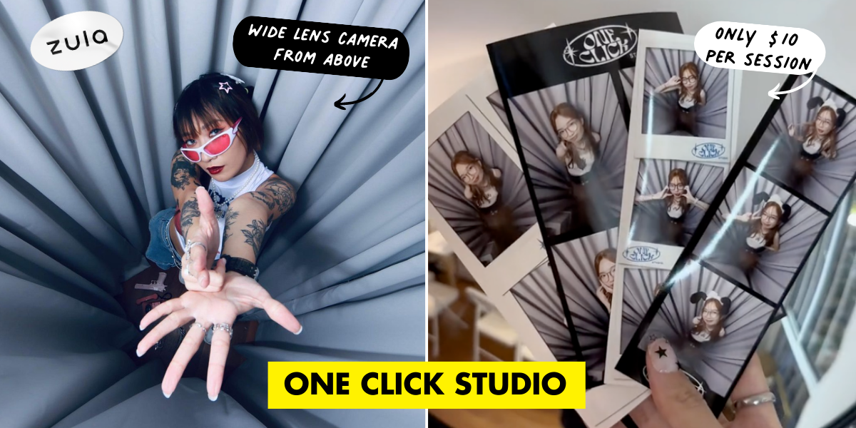 One Click Studio Is SG’s First Wide Angle Photo Booth Studio, Take Couple & BFF Pics Gen-Z Style