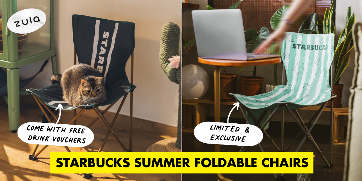 Starbucks Singapore Has Launched New Foldable Chairs So You Can Chill In Style This Summer