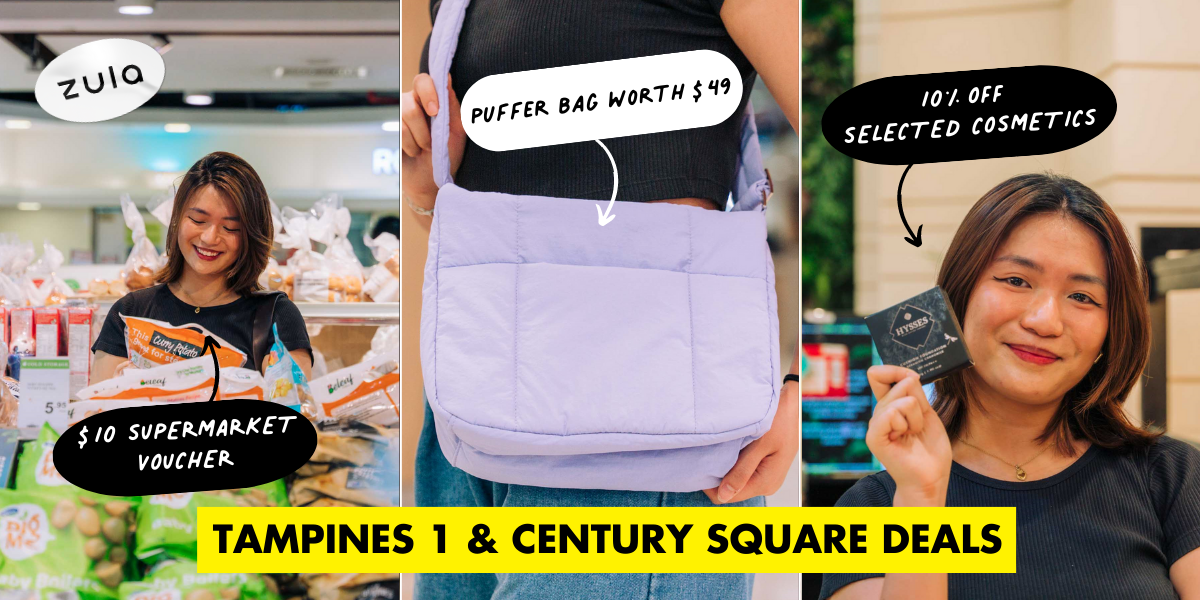 Tampines 1 & Century Square Are Giving Away Puffer Bags When You Shop, 6 Mystery Colours Available