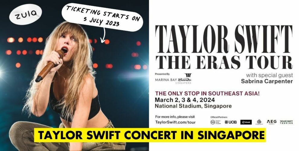 Taylor Swift Eras Singapore