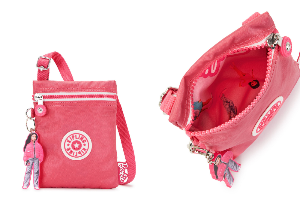 Barbie x Kipling Has A Full-Pink Collection Of Bags & Charms