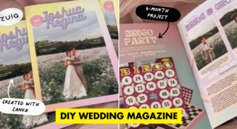 This Singaporean Couple Created DIY “Wedding Magazines” With Bingo Cards To Celebrate Their Big Day