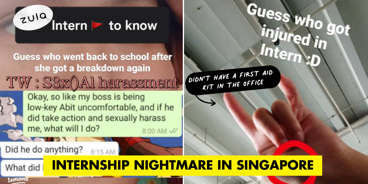 Singaporean Girl Shares Her Internship Nightmare Of Sexual Harassment & Racism, Hopes To Warn Others