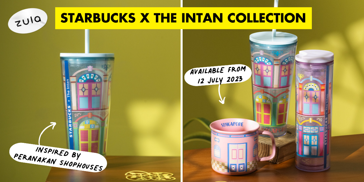 The New Starbucks x The Intan Collection Has Peranakan-Inspired Drinkware For A Vibrant Coffee Run
