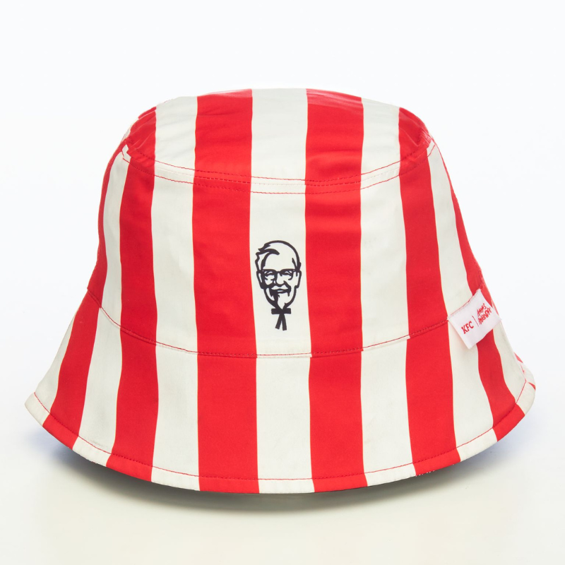 KFC x Amos Ananda Has Reversible Bucket Hats For NDP