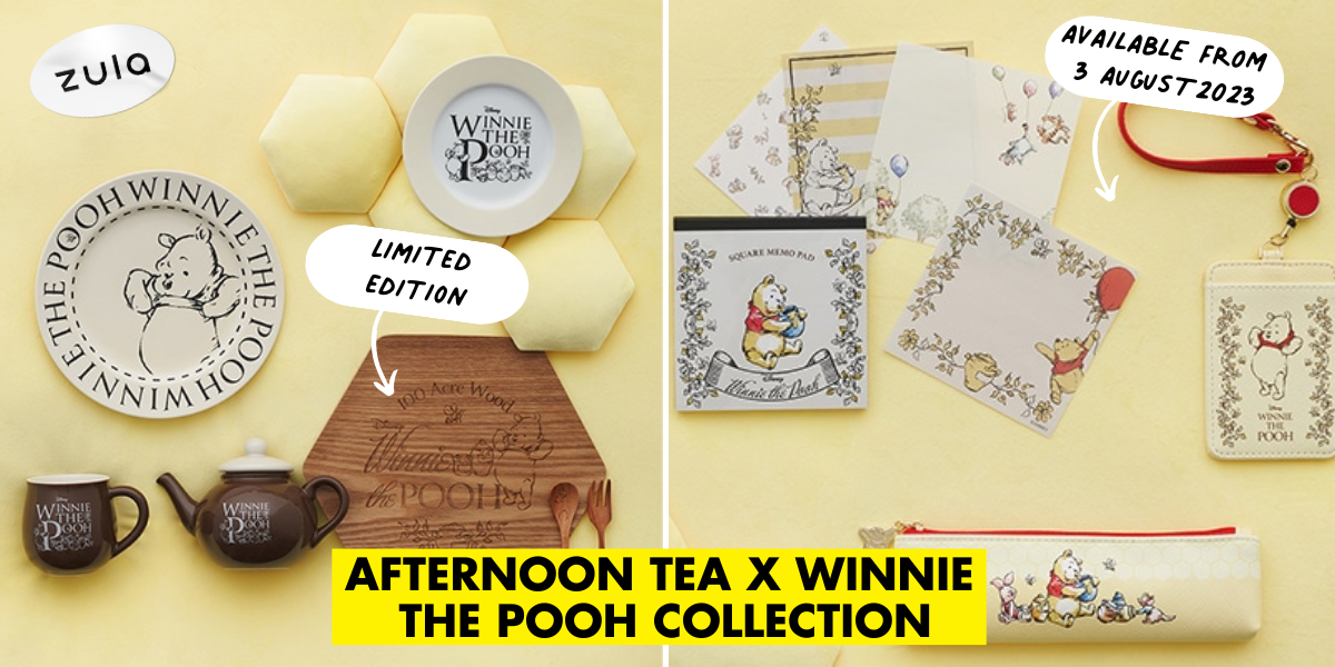 This Afternoon Tea x Winnie The Pooh Collection Has Hunny-Inspired Tableware For A Sweet Tea Time