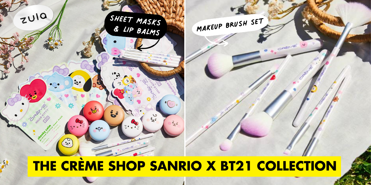 The Crème Shop Has Sanrio x BT21 Lip Balms & Sheet Masks To Feel Extra Cute On Self-Care Days