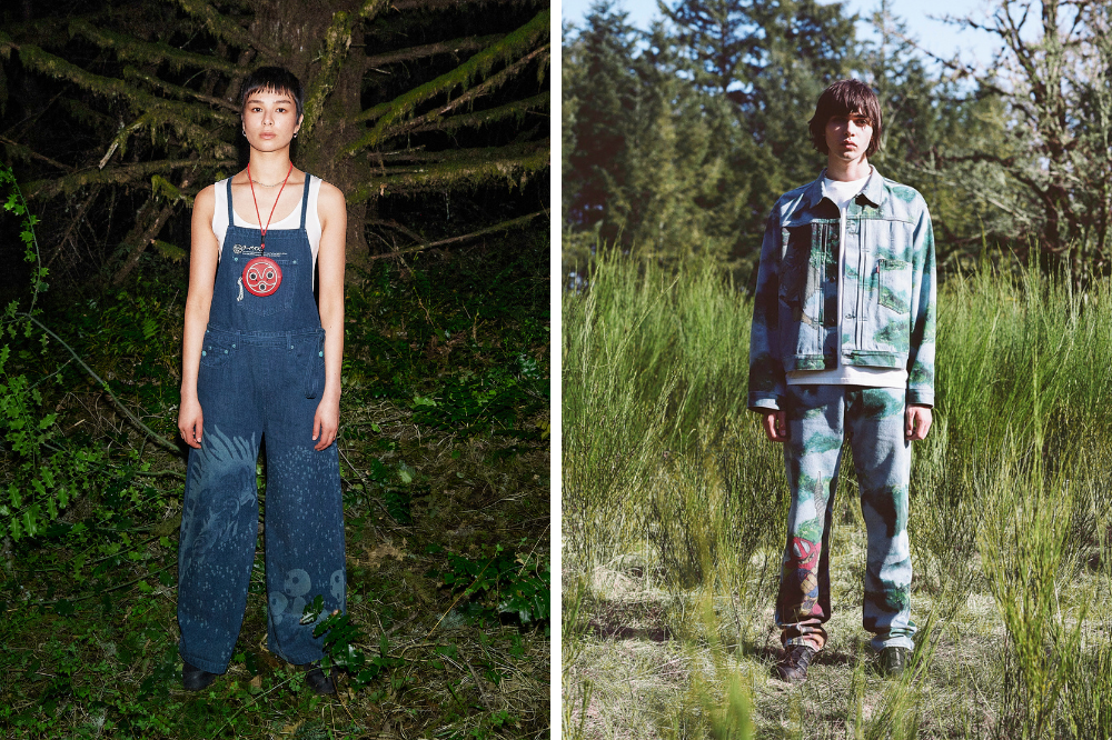 Levi's x Princess Mononoke Collection Has Retro Denim Overalls