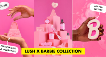 The New LUSH x Barbie Collection Has Soaps, Body Scrubs & Perfume For A “Barbie-licious” Spa Day