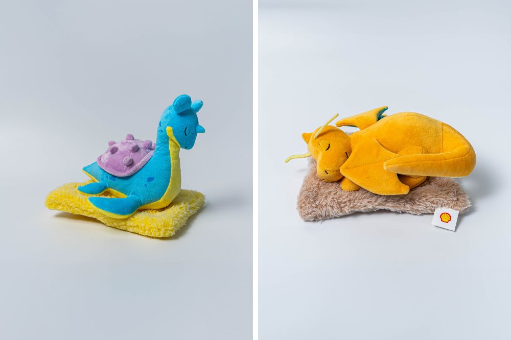 shell x pokemon dehumidifer plushies