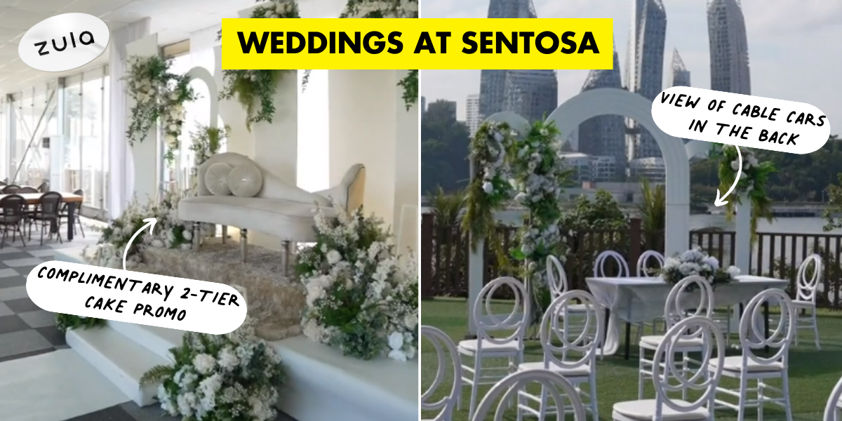 You Can Now Hold A Whimsical Wedding At Sentosa Locations With Cable Cars In Your Backdrop