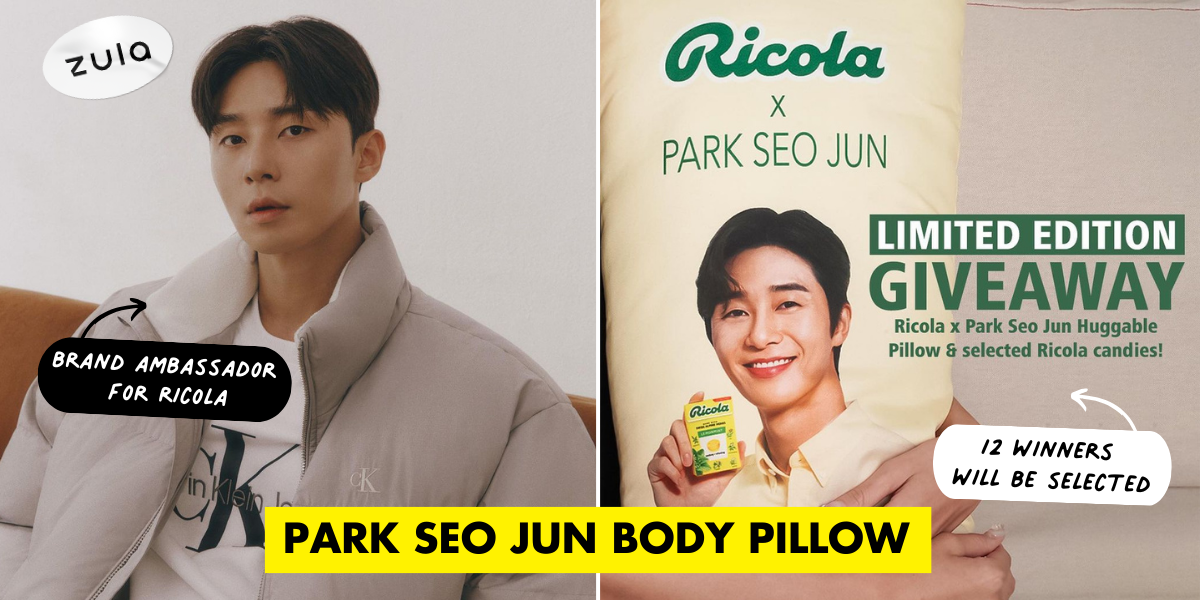 You Can Now Get A Free Park Seo Jun Body Pillow From Ricola, Cuddle Your Fave Oppa To Sleep