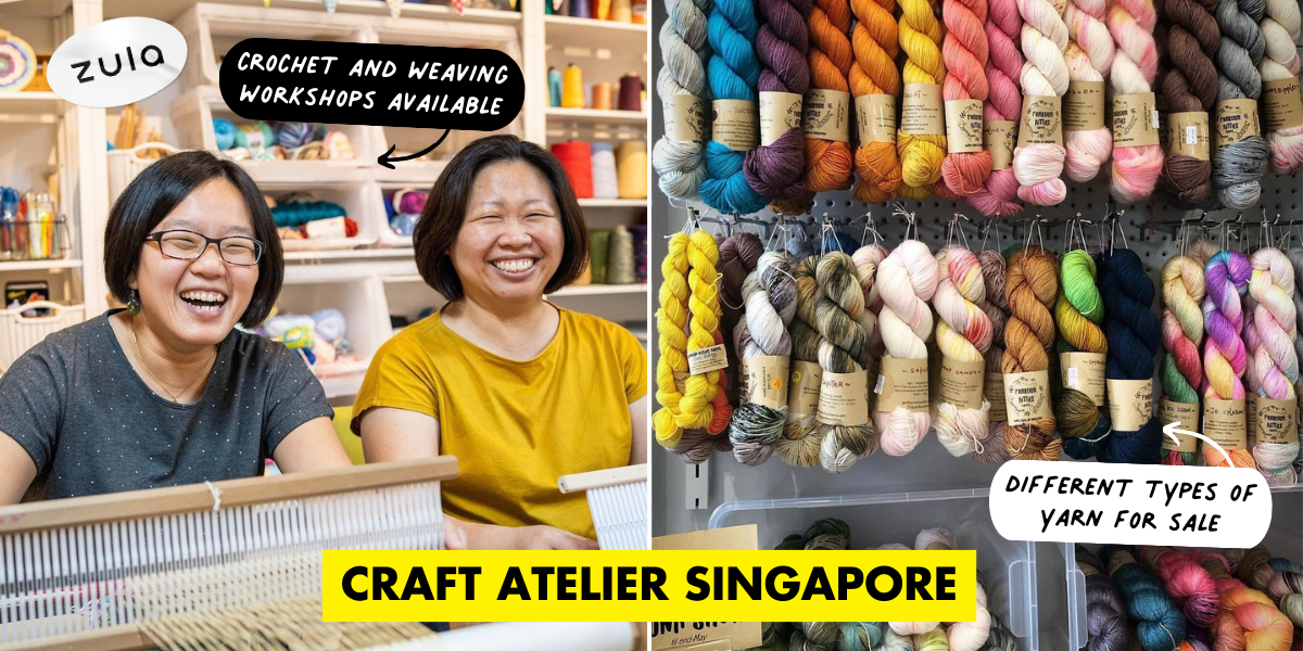 Craft Atelier Is A Yarn Store In SG With Crocheting & Weaving Workshops For A Fun Date Activity